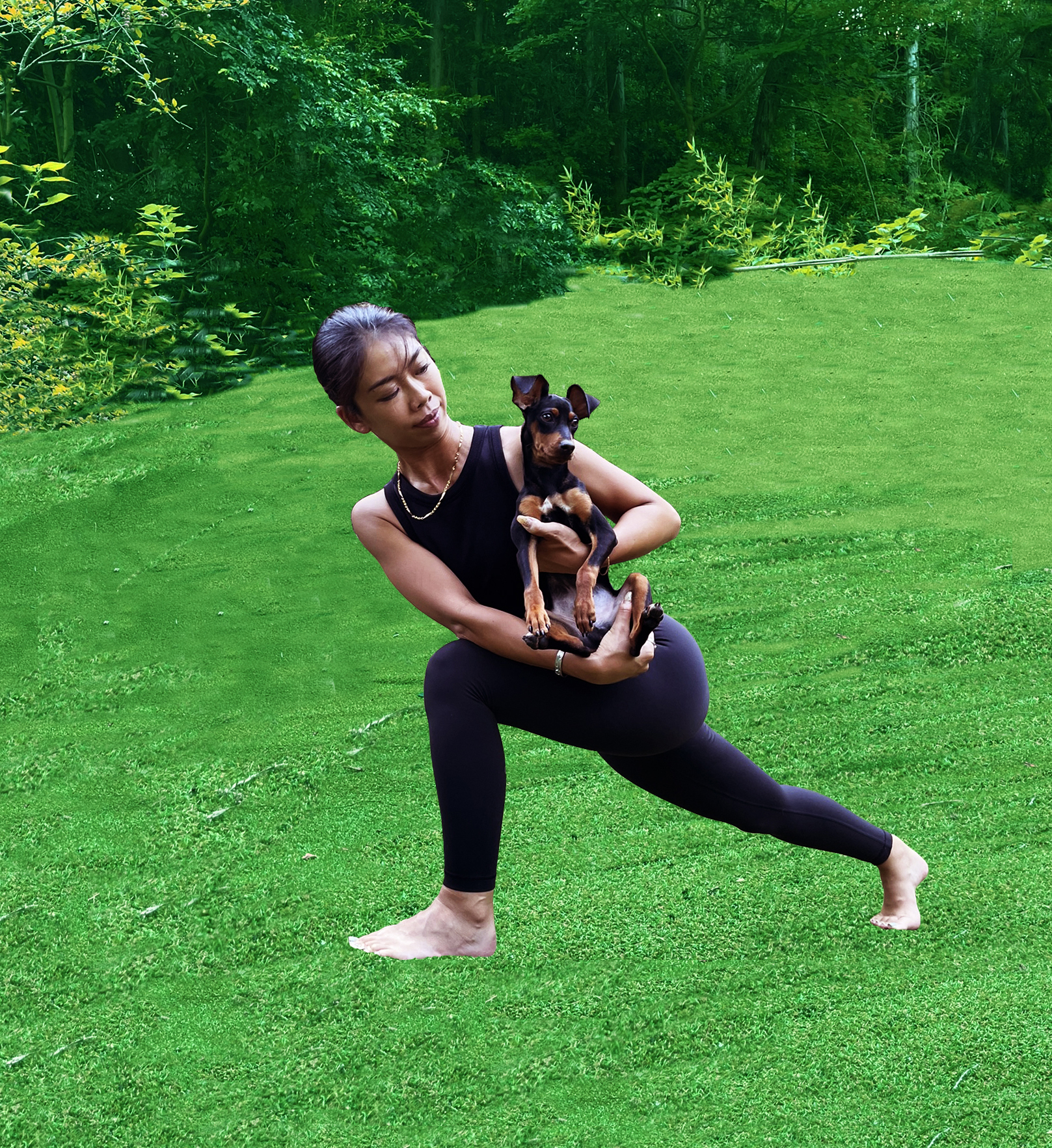 ドッグヨガ開催